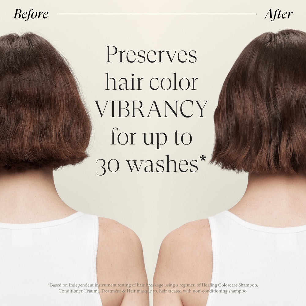 L’ANZA being applied to damp hair to protect and detangle