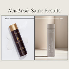 L’ANZA keratin protein close-up highlighting rebuild benefit