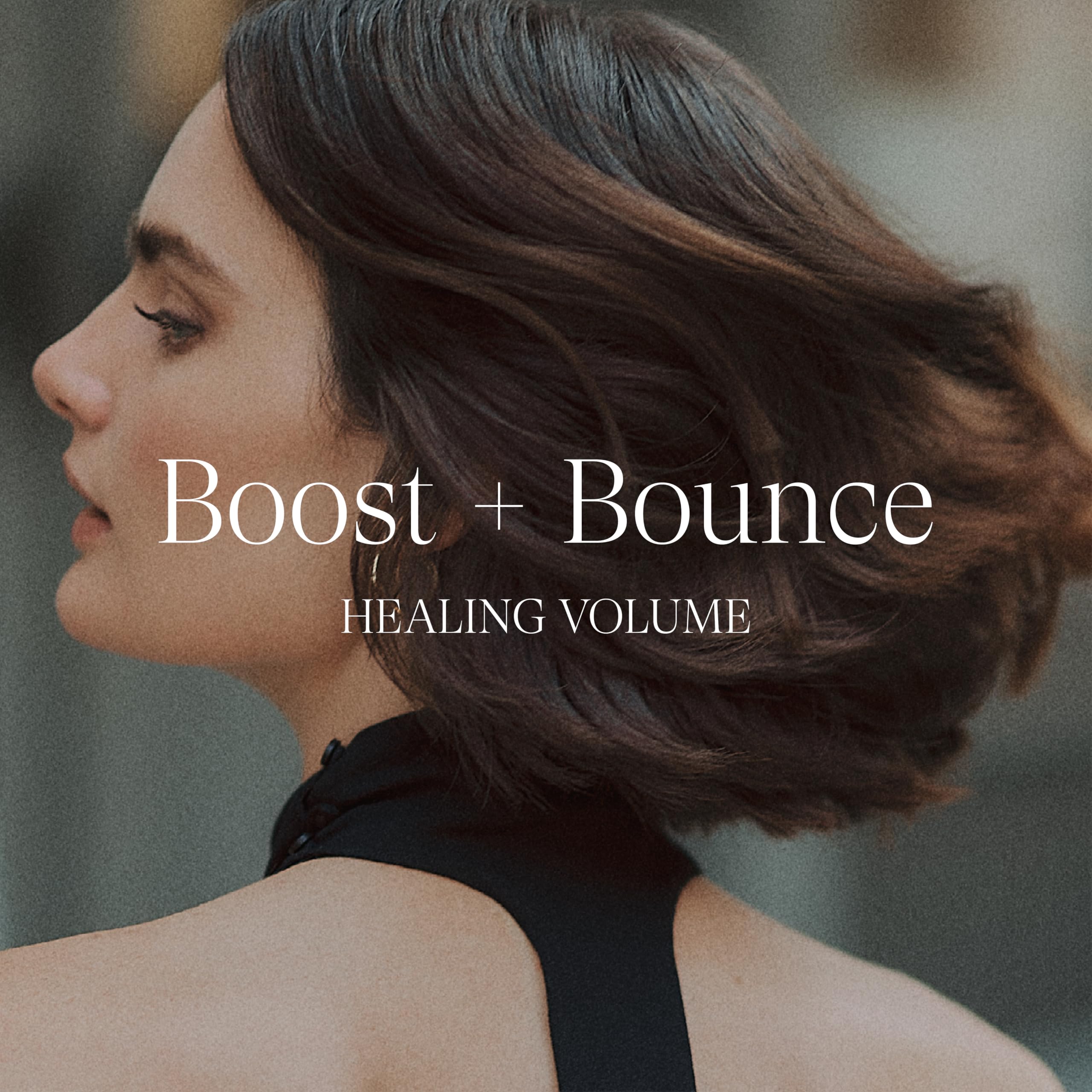 L’ANZA in salon styling scene showing professional volume results