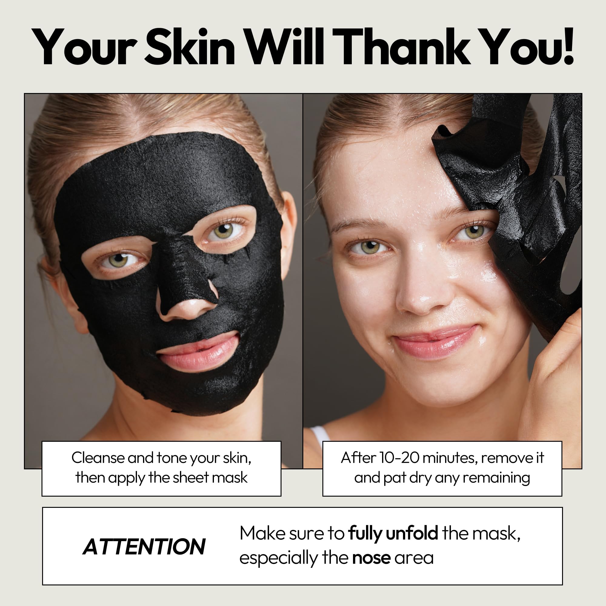 LAPCOS charcoal mask side profile fit illustrating contour around nose