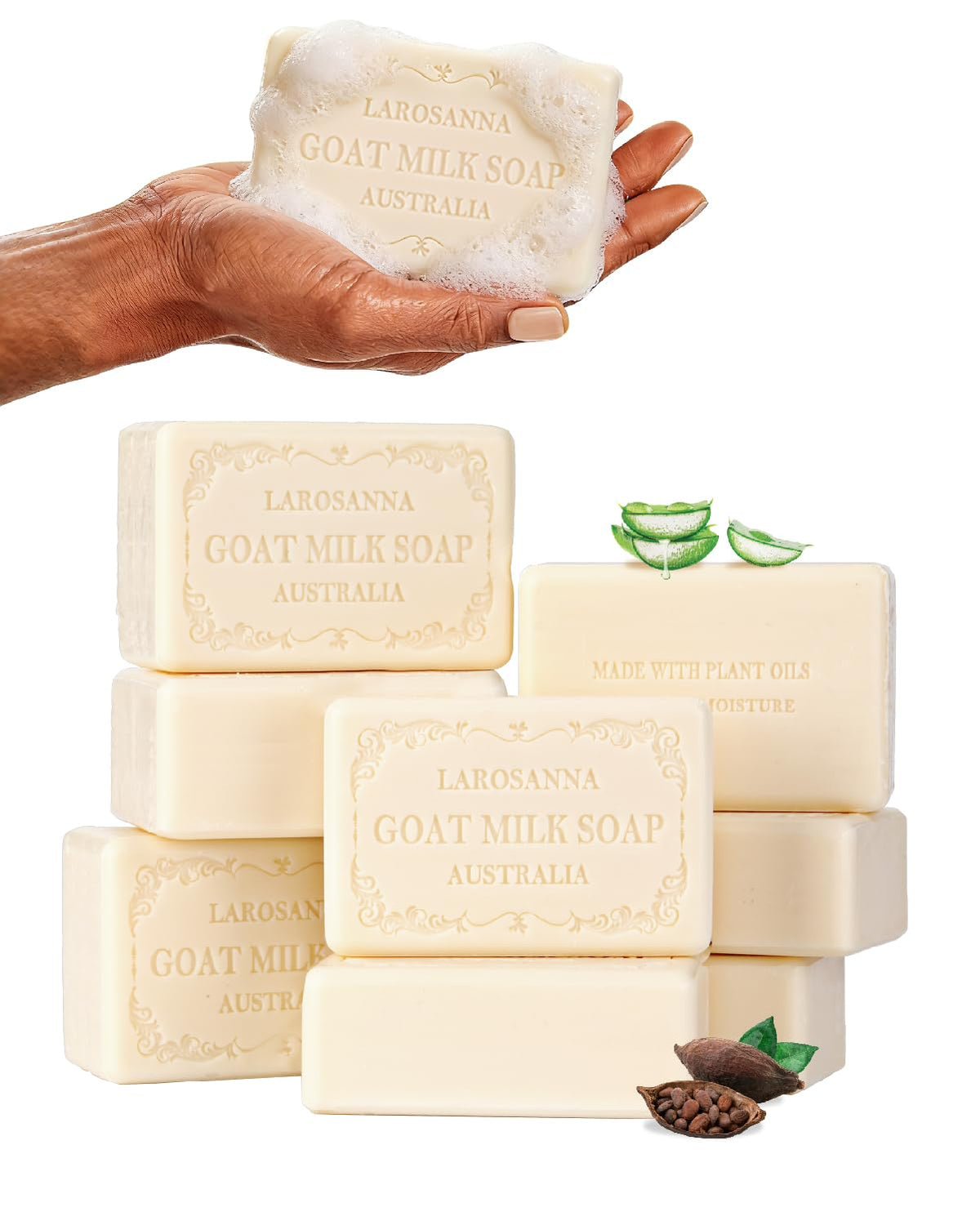 larosanna front packaging showing eight bars and ideal for family gifting