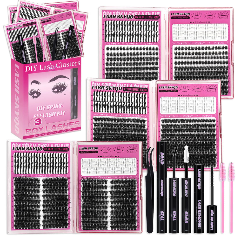LASH SKYQD front packaging showing kit contents and benefits