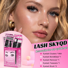 LASH SKYQD layout of mixed lengths 5mm–20mm for customization