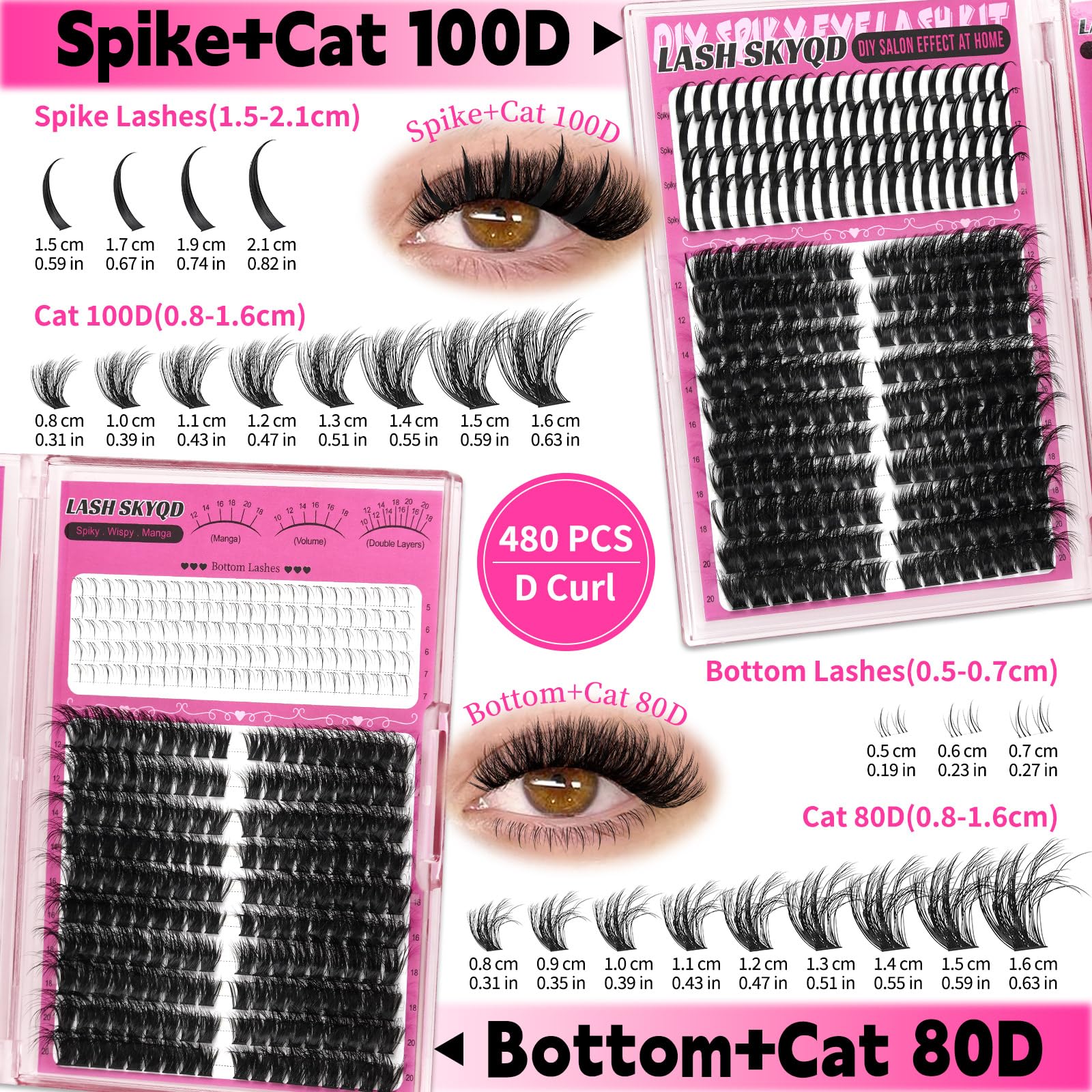 LASH SKYQD tools and adhesive set for secure at-home application