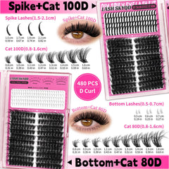 LASH SKYQD tools and adhesive set for secure at-home application