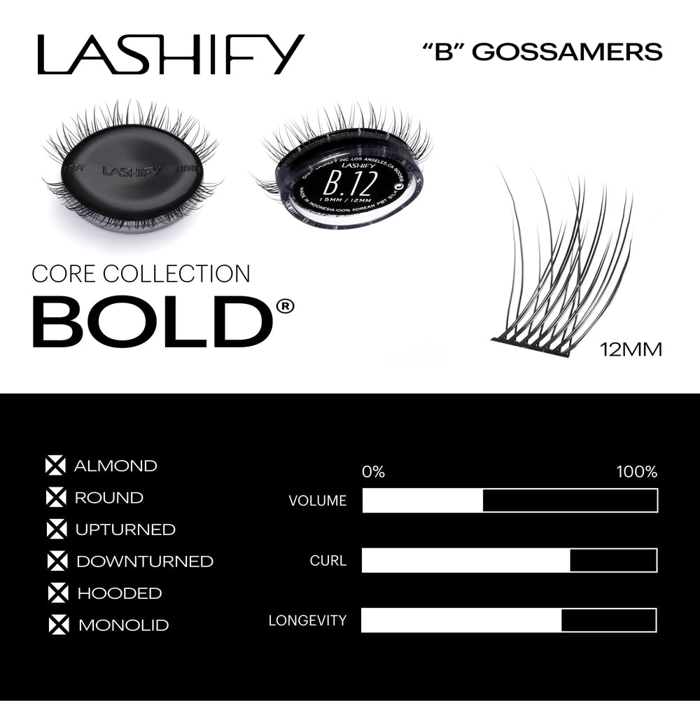 Hand holding Lashify cartridge to show scale and portability for at-home use