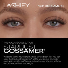 Lashify close-up of thin PBT silk fibers revealing feathered texture and natural movement