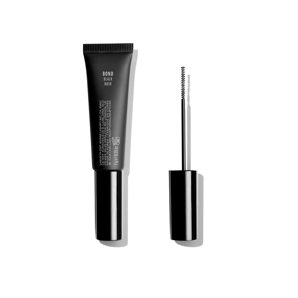 Lashify micro-mascara applicator closeup providing precise thin application control