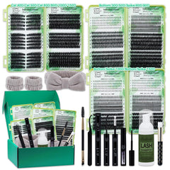 LASHSUN front packaging view showing full 1915pcs kit and tools benefit convenience