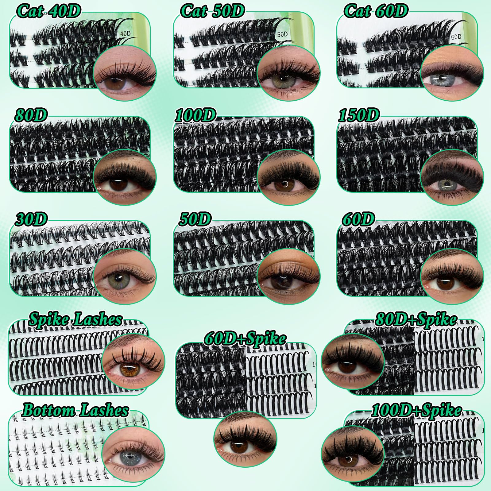 LASHSUN lash bond and seal bottles displayed for secure long-lasting adhesion