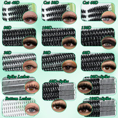 LASHSUN lash bond and seal bottles displayed for secure long-lasting adhesion