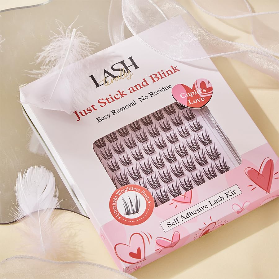 Lashterally applying cluster with tweezer for fast results