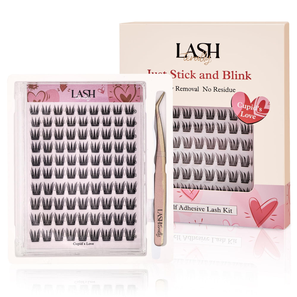 Lashterally front packaging showing product and benefits
