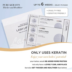 LASHVIEW keratin cream close-up highlighting nourishing formula benefit
