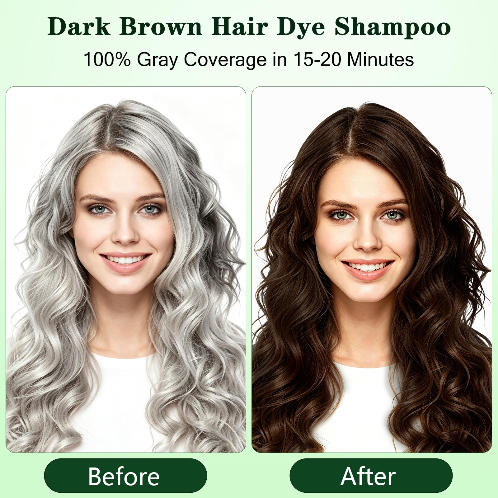 LASRWUP being applied to dry hair demonstrating mess-free use