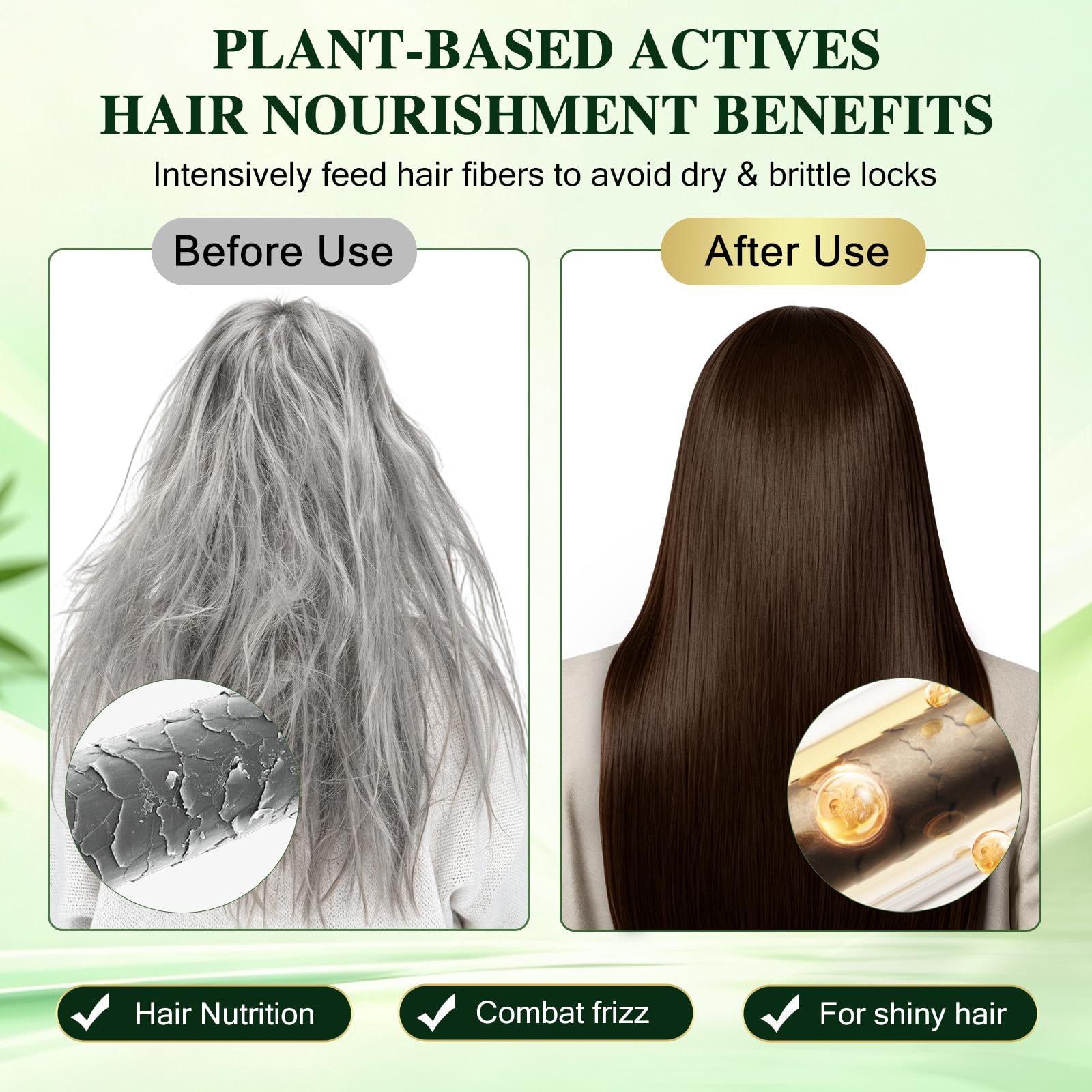 LASRWUP men and women using shampoo dye for natural-looking color