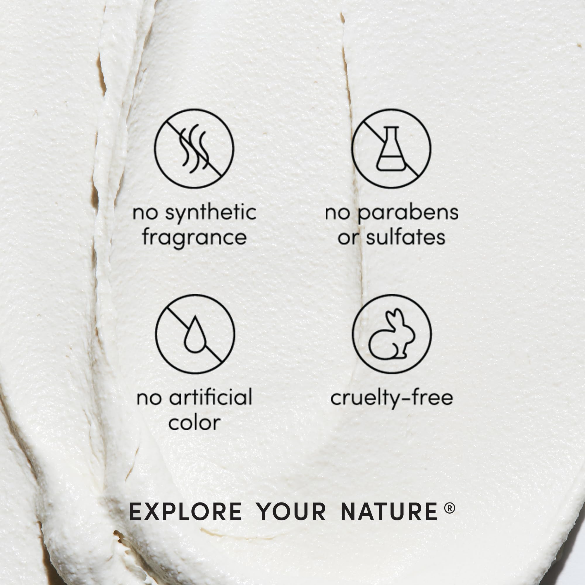 LATHER sponge fiber structure detail revealing natural porosity and gentle scrub benefit