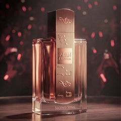 Lattafa Angham Second Song ingredients visual showing key notes for scent transparency