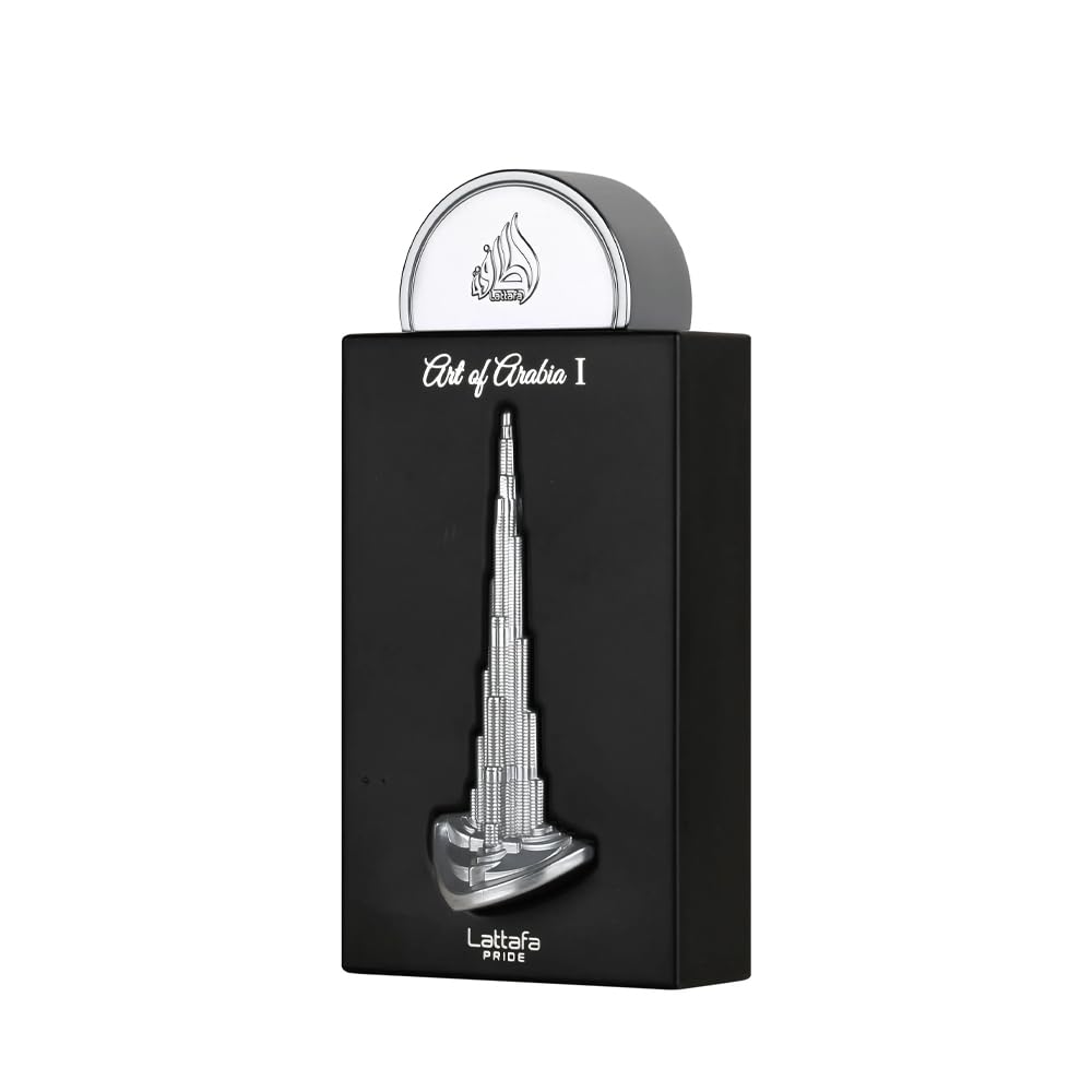 Lattafa bottle front view showing elegant design and brand presence for gifting