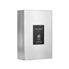 Lattafa atomizer close-up capturing spray action and even fragrance delivery