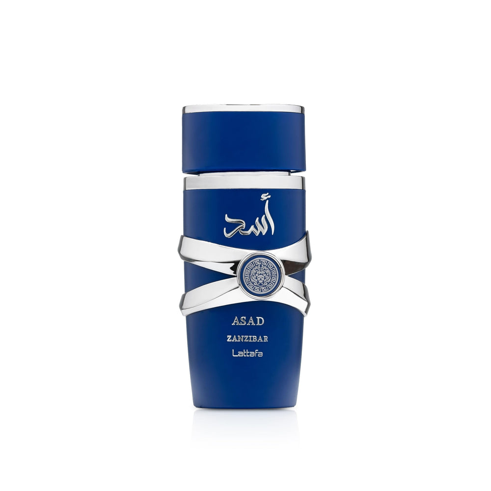 Lattafa bottle front view showing fresh design and confident wear