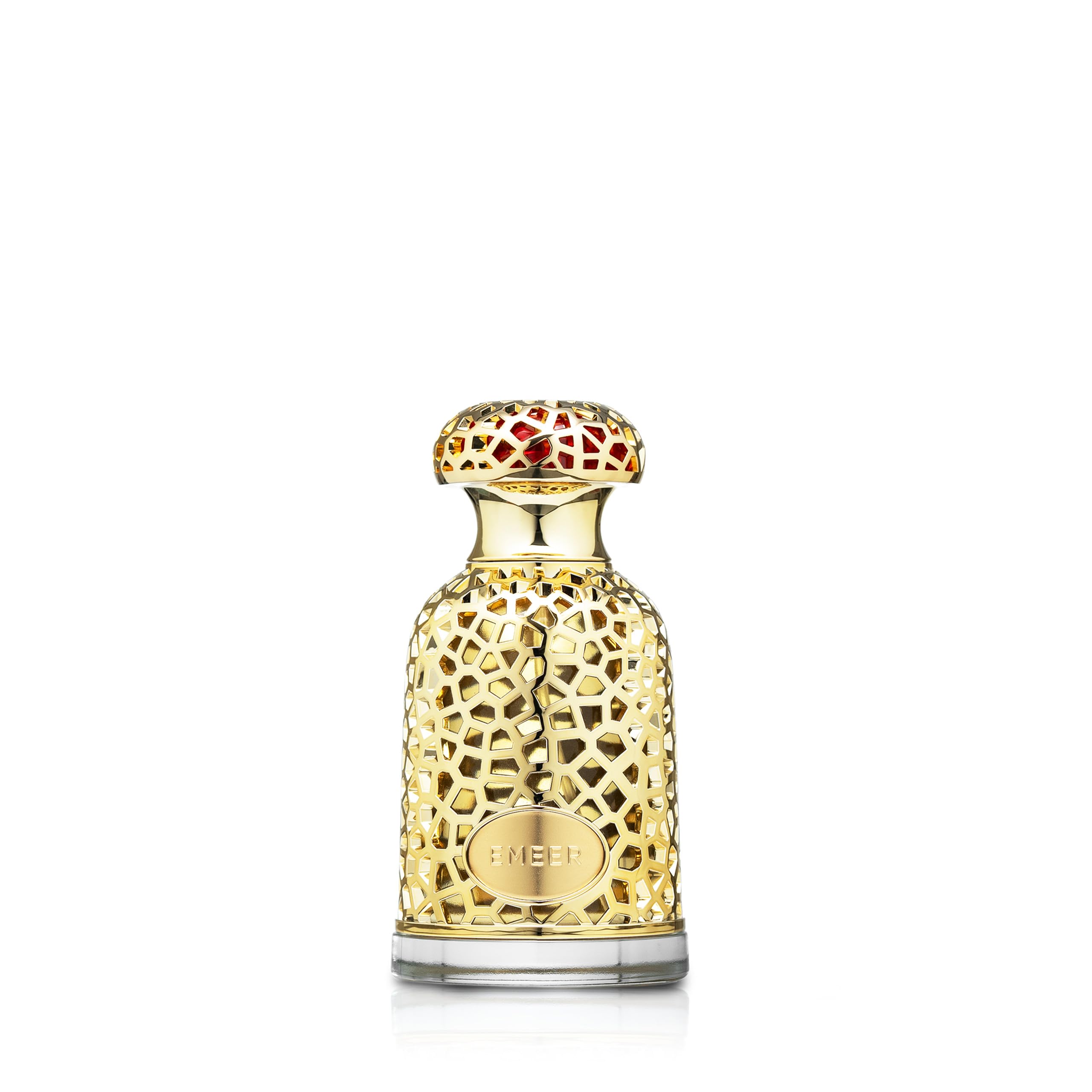 Lattafa Emeer front bottle showing sleek design and immediate brand recognition