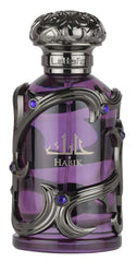 Lattafa Habik front bottle view showing bold dark design and premium look