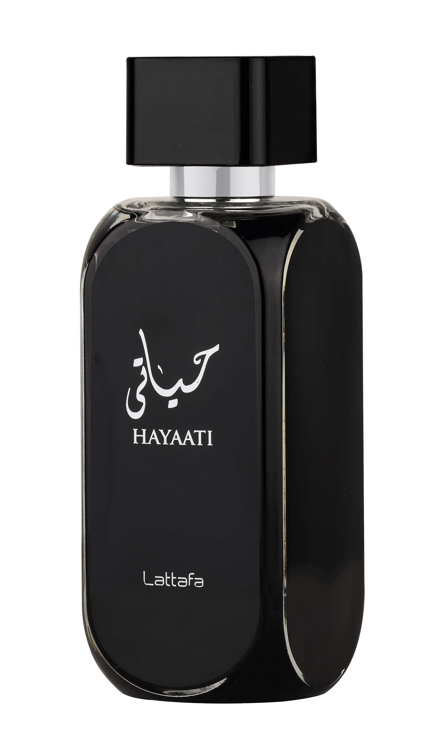 Lattafa Hayaati lifestyle worn on collar showing versatile everyday appeal