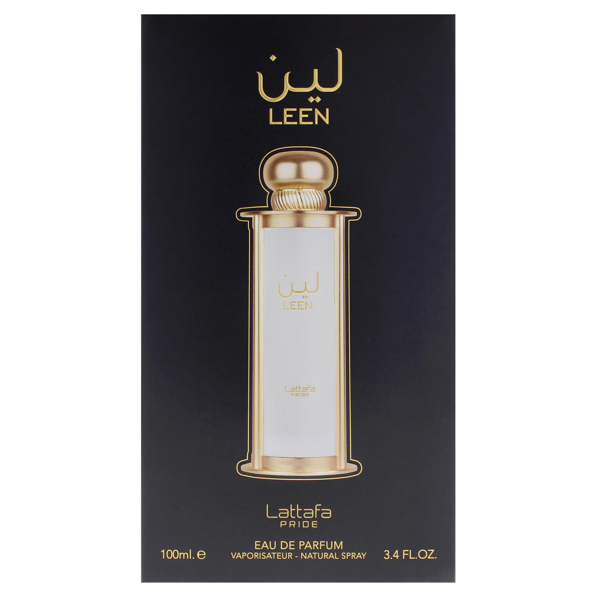 Lattafa Leen base notes scene with sandalwood and musk for warm depth