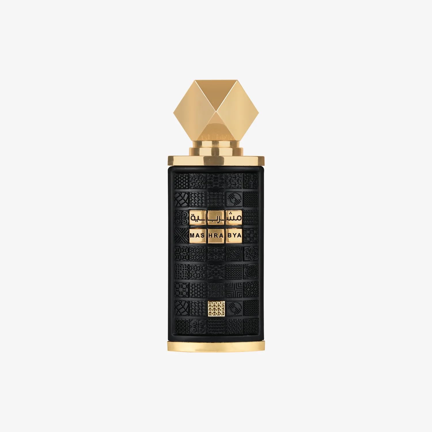 Lattafa Mashrabya front packaging showing bottle and box for gifting benefit