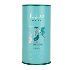 Lattafa Mayar Natural Intense cap detail showing quality finish and secure closure