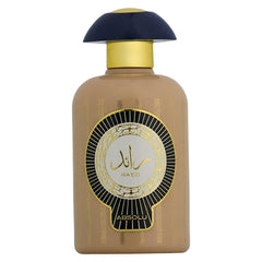 Lattafa Ra'ed Absolu front bottle displaying elegant design and premium appeal