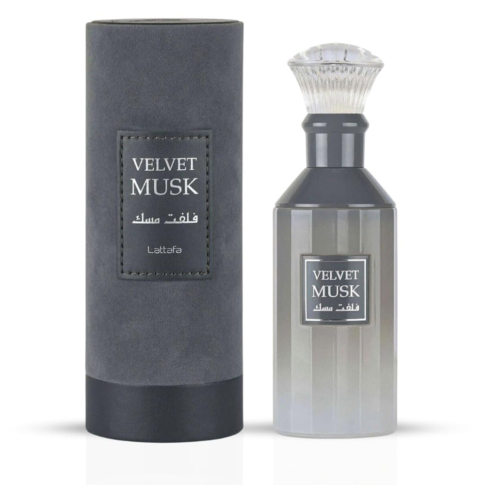 Lattafa packaging label close-up highlighting fragrance name and details