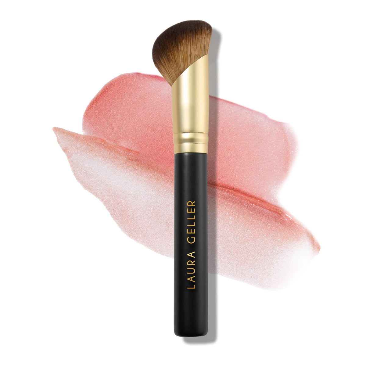 LAURA GELLER NEW YORK brush front view showing angled head for precise sculpting