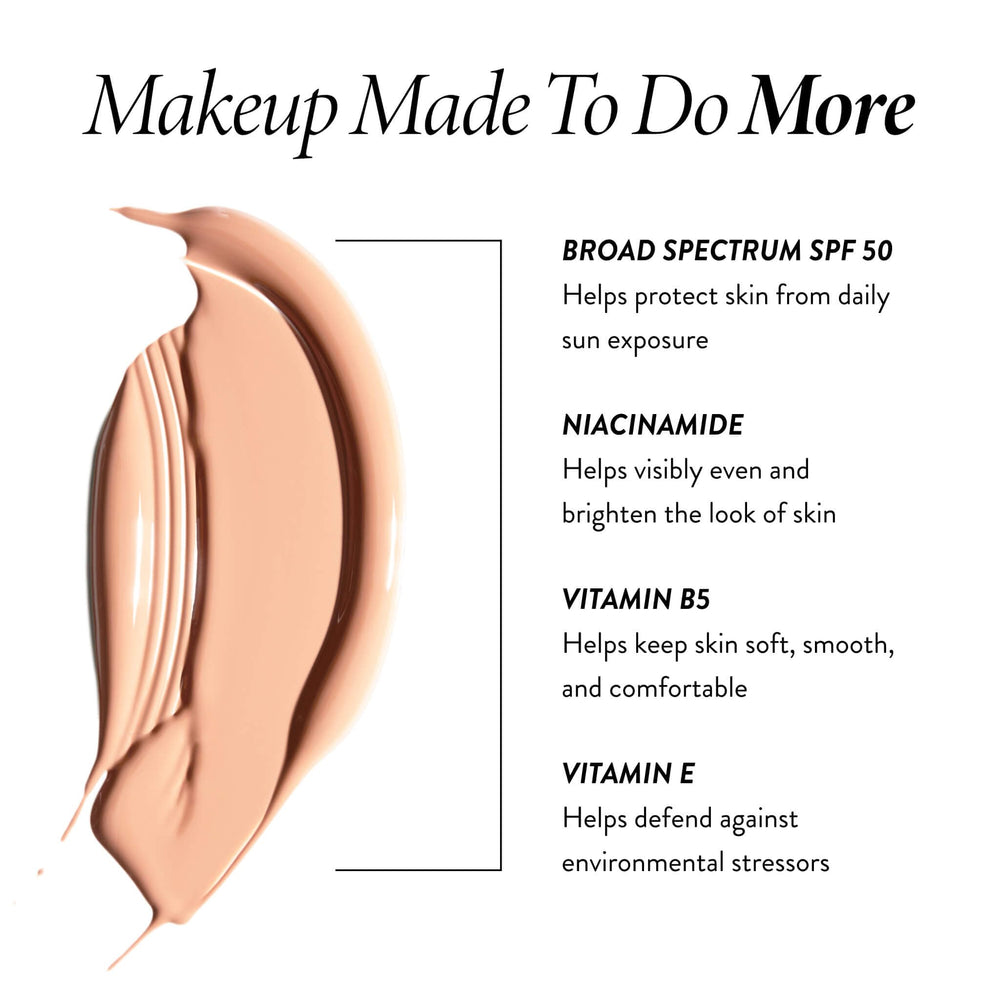 LAURA GELLER fingertip application showing quick blend and hydration