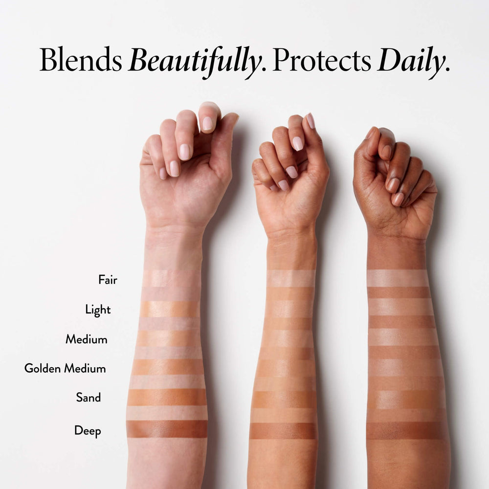 LAURA GELLER applying foundation with sponge for seamless coverage