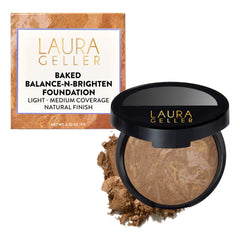 LAURA GELLER front pan view showing compact and coverage benefit
