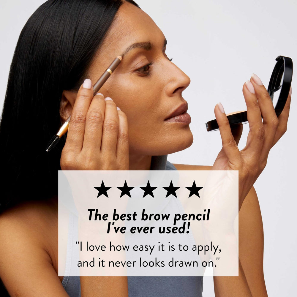 LAURA GELLER NEW YORK application demo on brows, benefit: easy shaping and blending