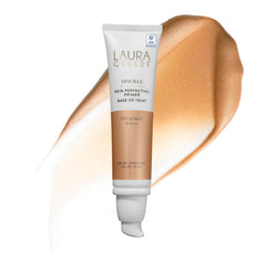 LAURA GELLER front packaging showing bronzed primer and bottle benefit: travel-ready size