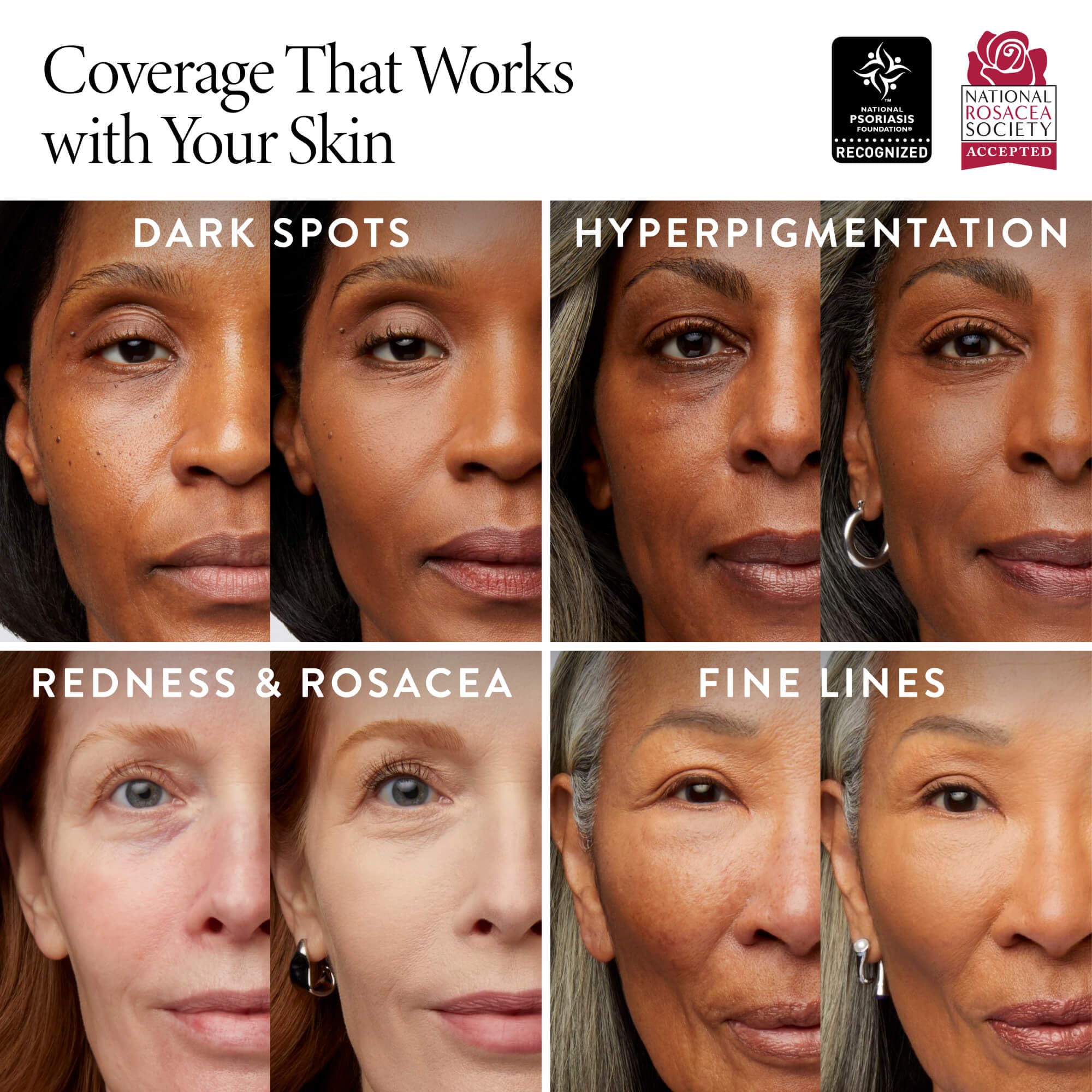 LAURA GELLER marbleized pigments close-up highlighting color-correcting benefit