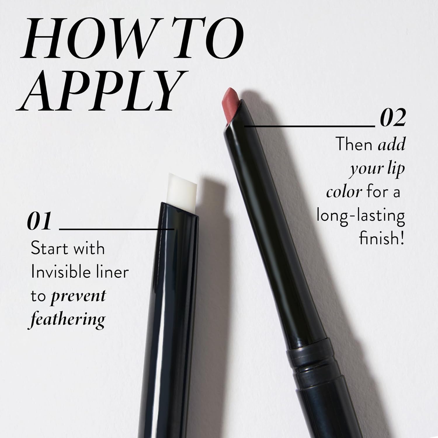 LAURA GELLER close-up of pencil tip demonstrating precise application and control
