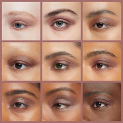LAURA GELLER copper liner swipe close-up showing precise glide