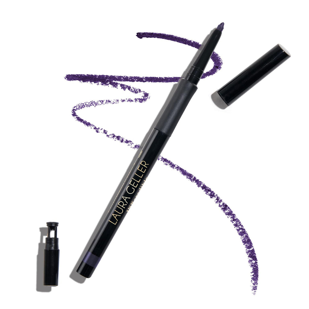 LAURA GELLER front packaging showing Deep Purple liner and benefits