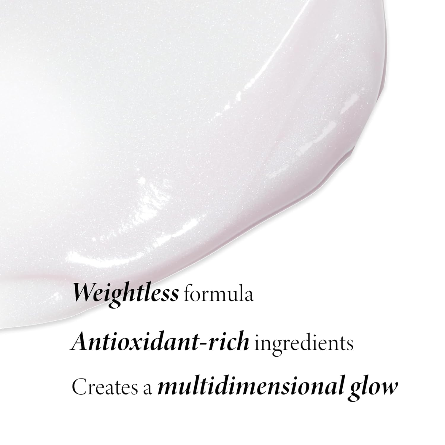 LAURA GELLER ingredient label close-up showing antioxidant and hydrating benefit
