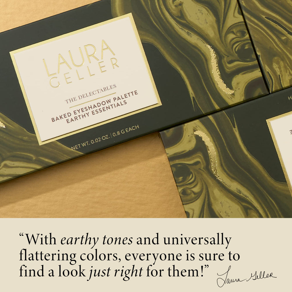 LAURA GELLER matte shade close-up showing smooth crease definition
