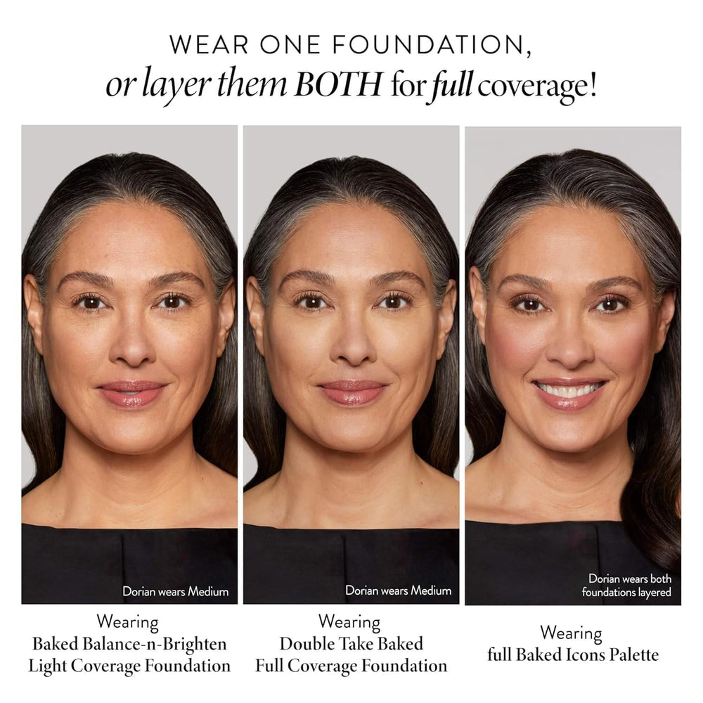 LAURA GELLER eyeshadow row texture shot showing pigmented, blendable shadow benefits