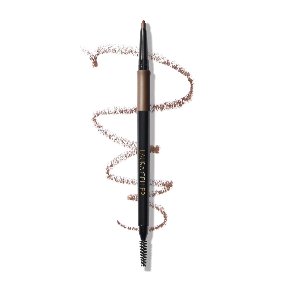 LAURA GELLER product front view showing pencil and shade for easy identification