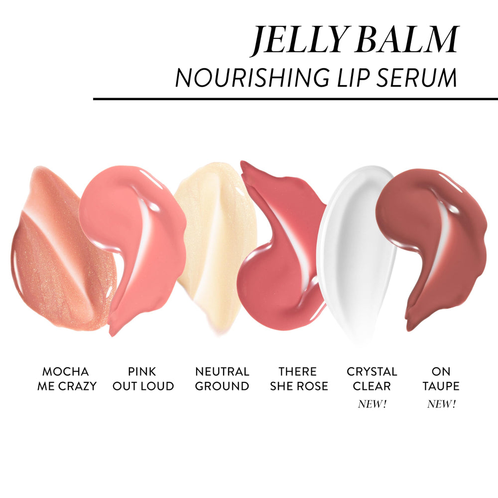 LAURA GELLER NEW YORK product on lips in lifestyle shot adding instant shine benefit