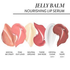 LAURA GELLER NEW YORK product on lips in lifestyle shot adding instant shine benefit