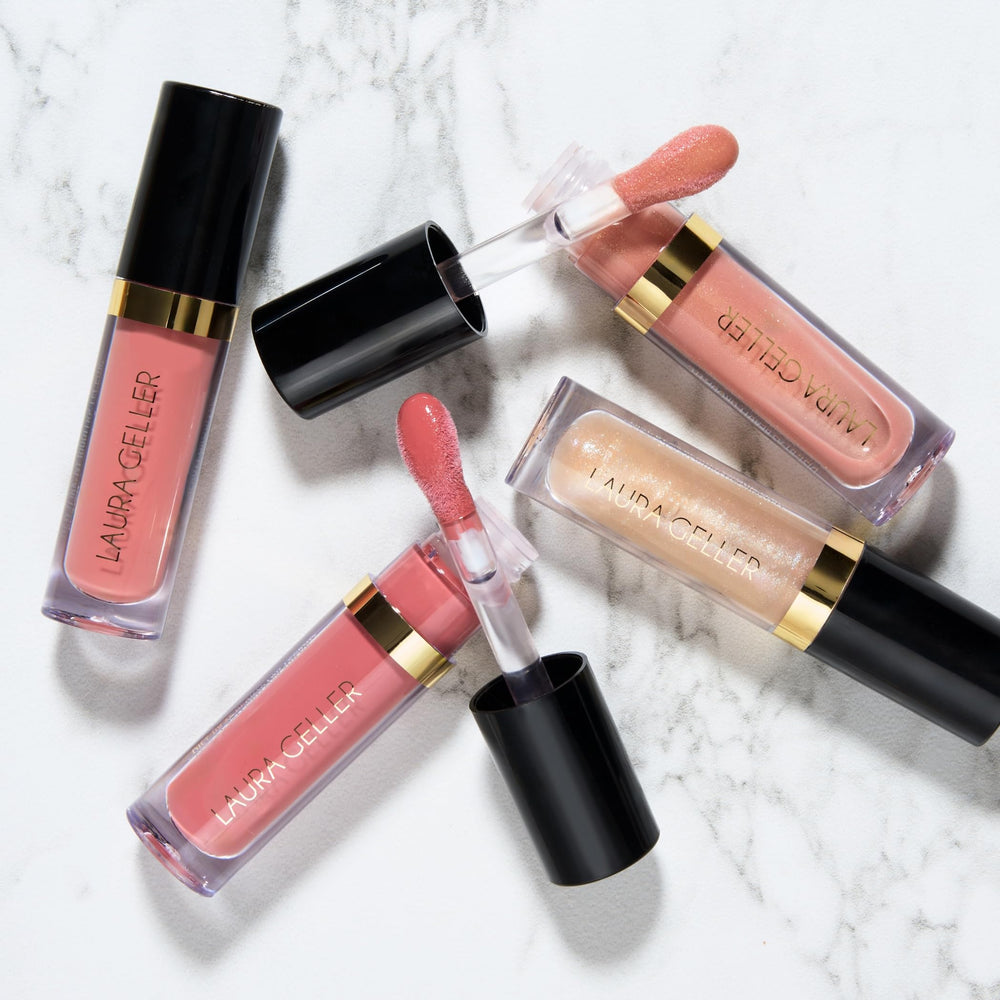 LAURA GELLER NEW YORK product beside coin for size comparison and easy portability benefit